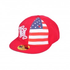 American flag snapback cap
